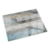 GLASPLATTE für Kamin 60x40 cm Grau - Grau, Glas (60/40/0.4cm) - ArtPrintCave