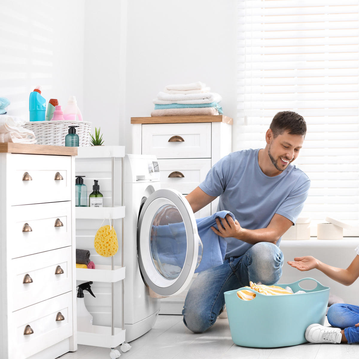 biela, kov/plast (41.5/88/14.5cm) - Relaxdays