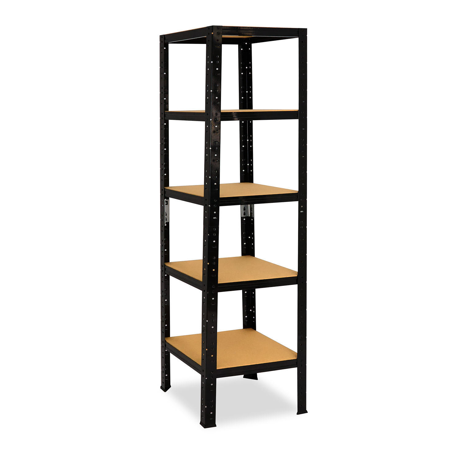 shelfplaza Schwerlastregal Schwarz 60x200x60 cm