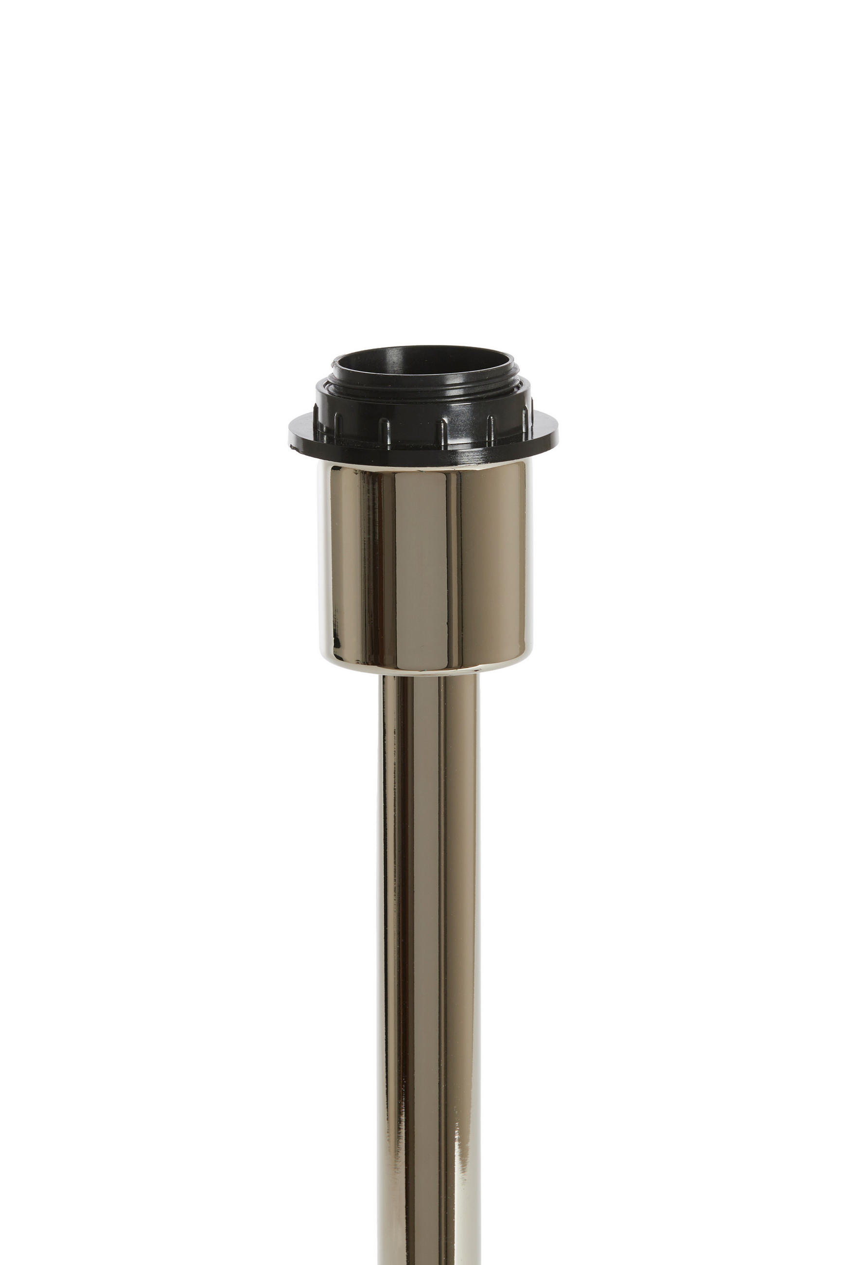 LAMPENFUSS Washington Silber Ø14/39,5 cm - Silberfarben, Metall (14/14/39.5cm) - Light & Living