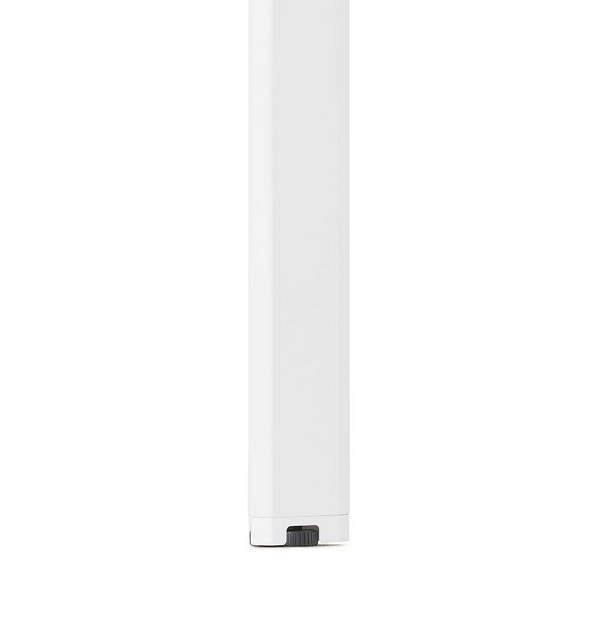 SCHREIBTISCH Modern Holz Metall Design BELIQI, Weiß 160x80x74,5 cm - Weiß, Holzwerkstoff/Metall (80/160/75cm) - KADIMA DESIGN