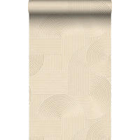 TAPETE 3D-Muster 53 cm x 10.05 m - Beige, Papier (53/1000cm) - Origin Wallcoverings