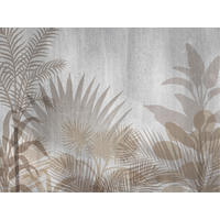 FOTOTAPETE tropische Pflanzen 375 x 270 cm - Beige, Papier (375/270cm) - Sanders & Sanders