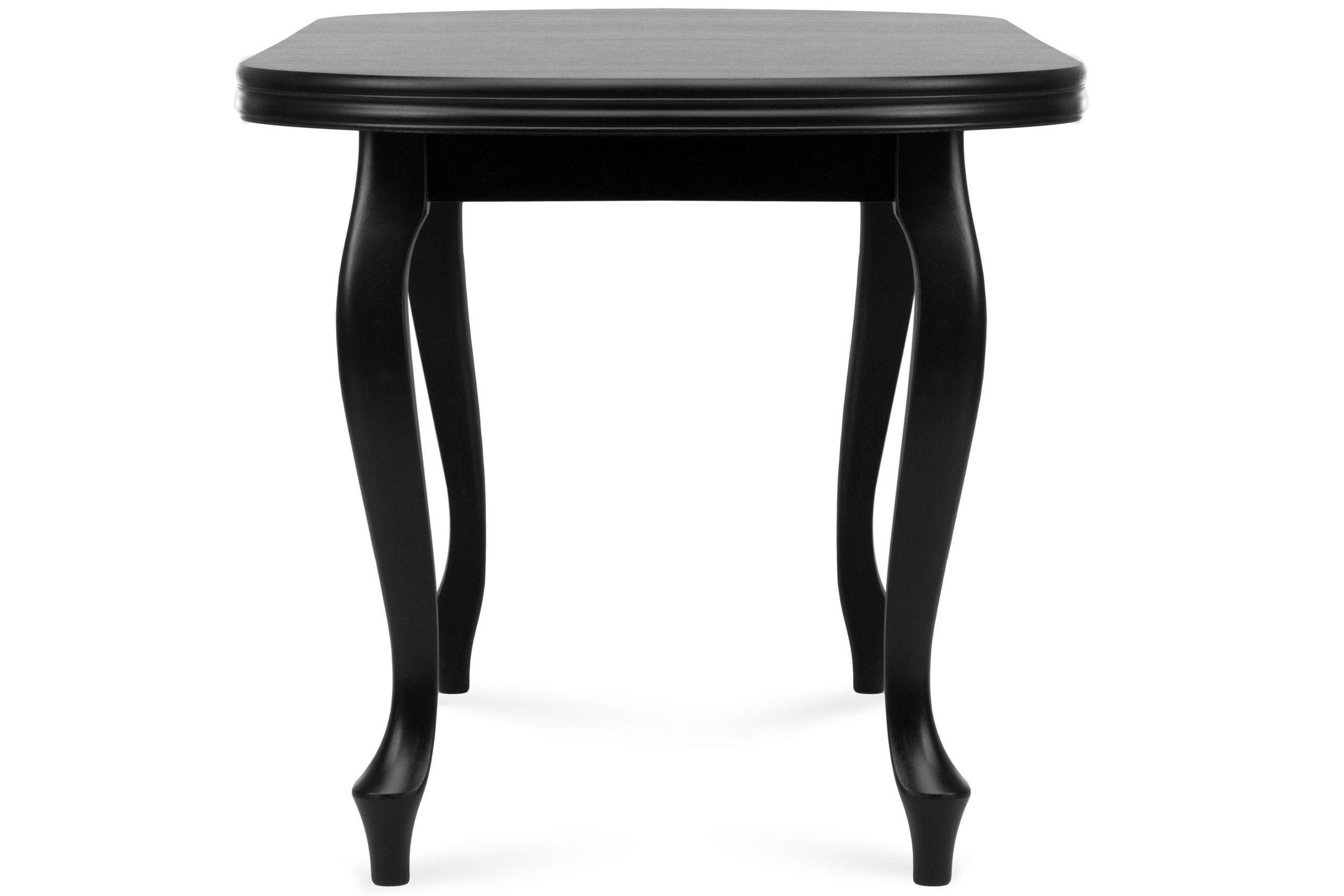 ESSTISCH ALTIS ausziehbar bis 220cm, Schwarz - Schwarz, Holz (80/140/77cm) - KONSIMO®