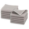 SEIFTÜCHER, 10er-Set, 30x30 cm, 100% Baumwolle, Grau - Grau, Textil (30/30cm) - Zollner