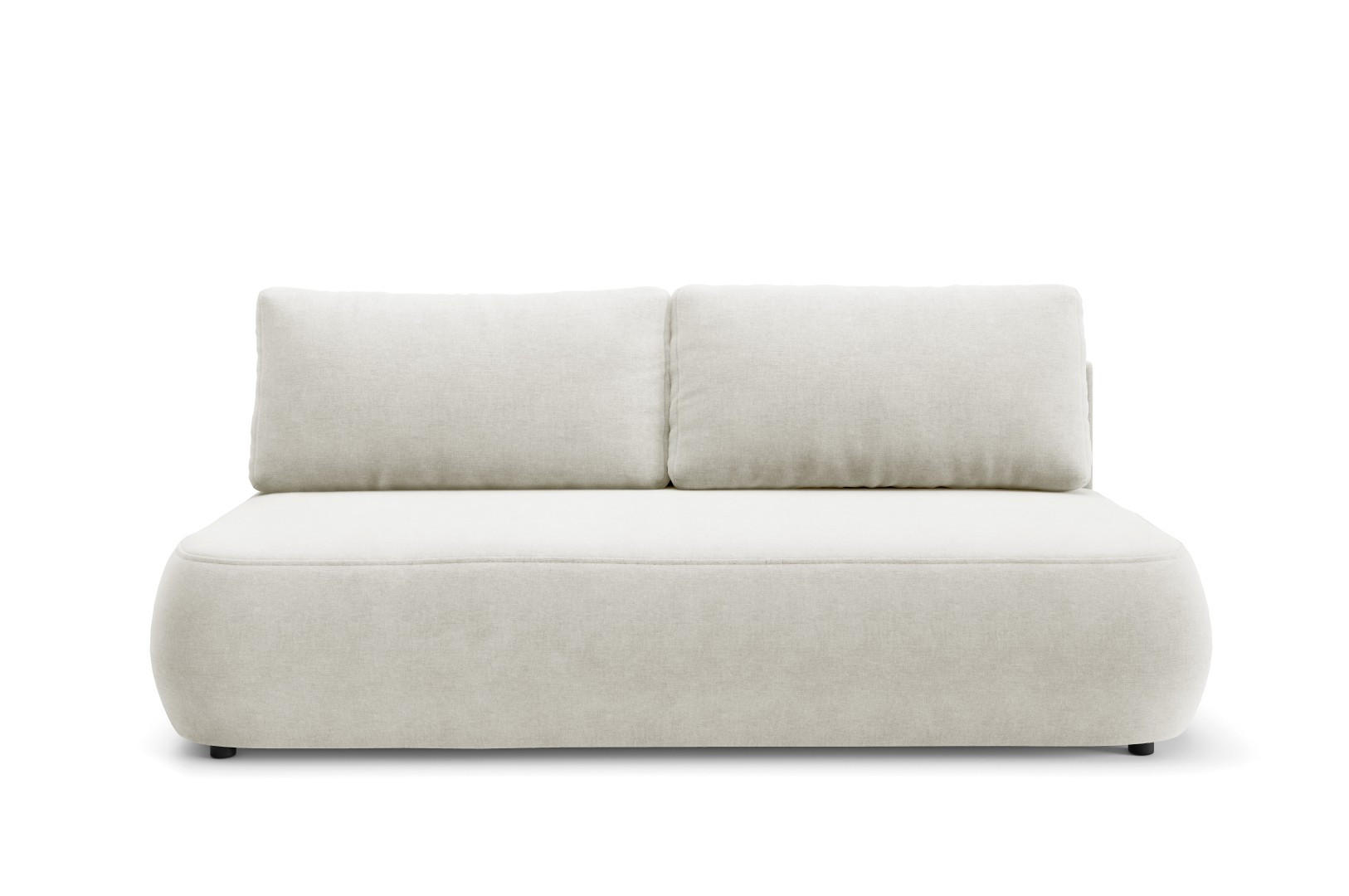 SCHLAFSOFA mit Bettkasten Weiß - Schwarz/Weiß, Holz/Holzwerkstoff (210/82/106cm) - Furnisell