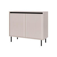 KOMMODE mit Lamellen beige CIAO - Beige, Holzwerkstoff (100/85/40cm) - Compleo24