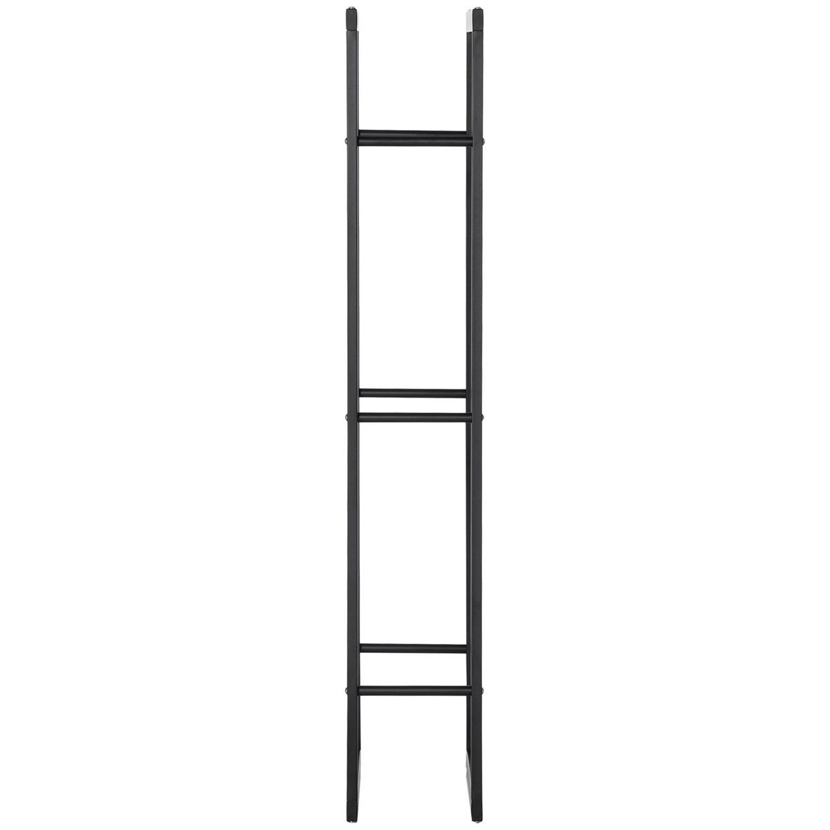KAMINHOLZSTÄNDER DE-10320 150 cm für Innen & Außen Schwarz - Schwarz, Metall (25/150/60cm) - ComfortXL