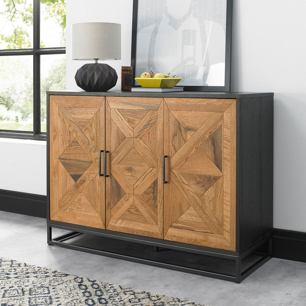 SIDEBOARD INDUS Beige 118x46x87 cm - Beige, Holz (118/87/46cm) - FURNLUX