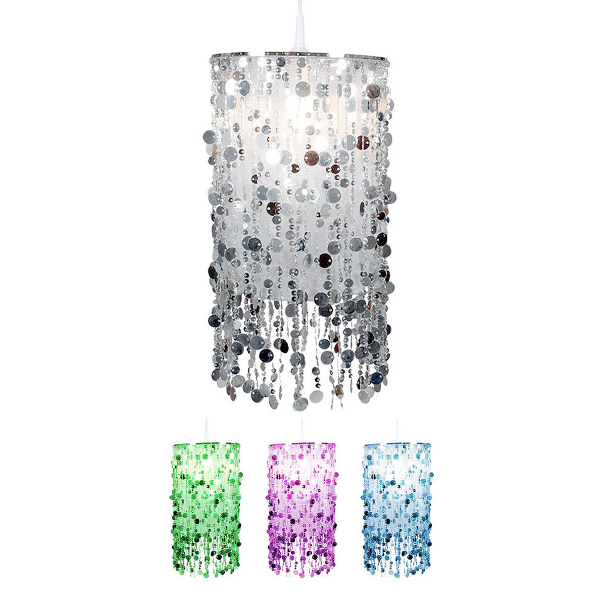 LED HÄNGELEUCHTE Metall Silber - Silberfarben, Metall (27/27/52cm)