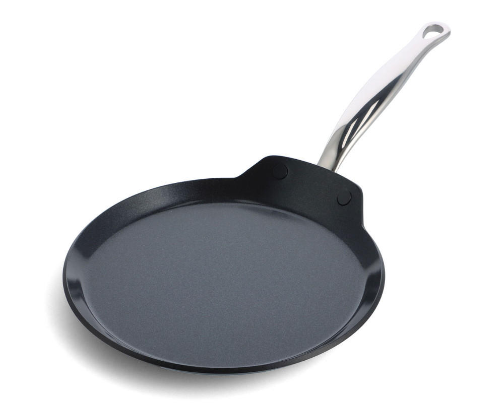 PFANNKUCHENPFANNE Barcelona Pro - Schwarz - ø 28 cm - Keramische Antihaftbeschichtung - Schwarz, Metall (28cm) - GreenPan