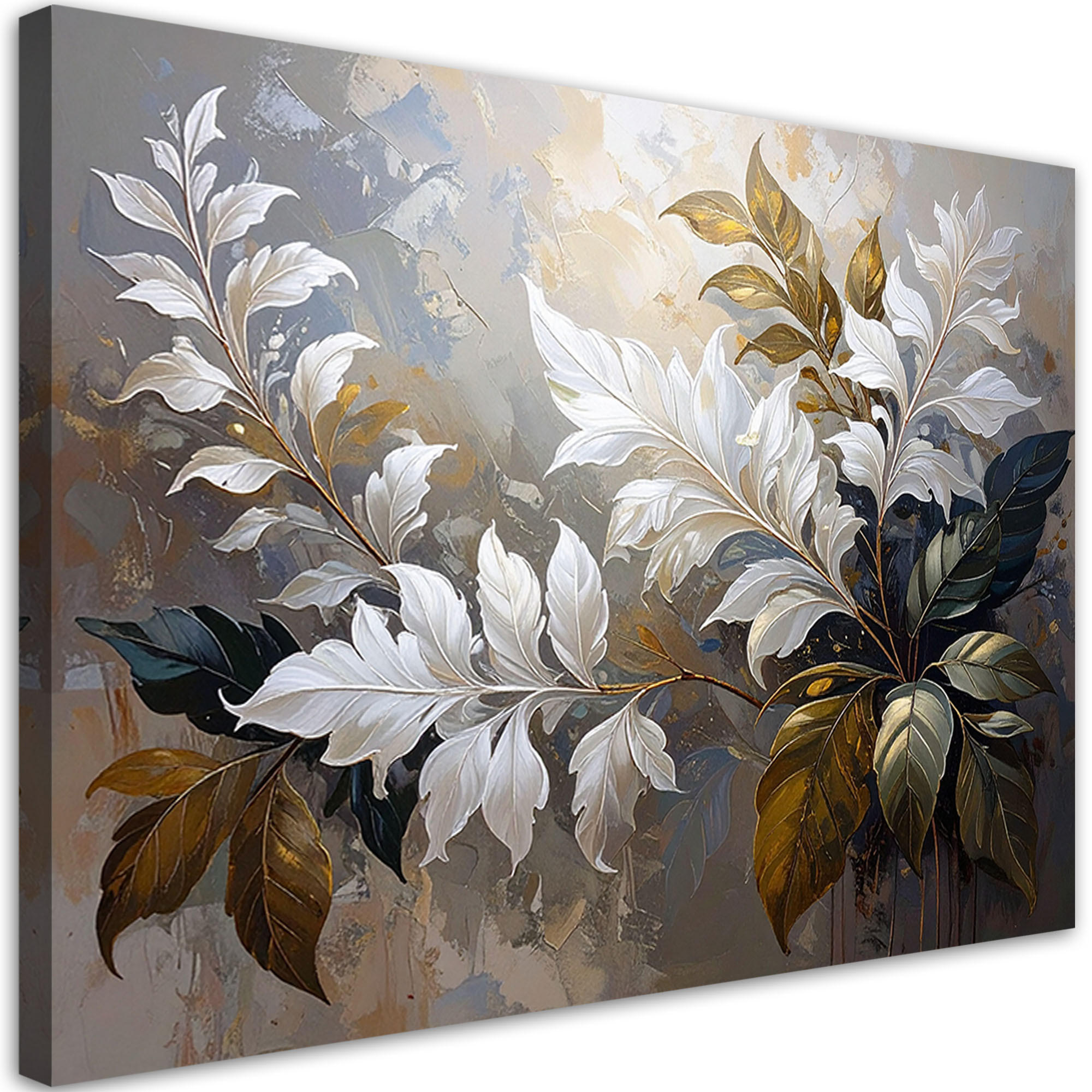 Feeby Leinwandbild, Grau 60x40 cm
