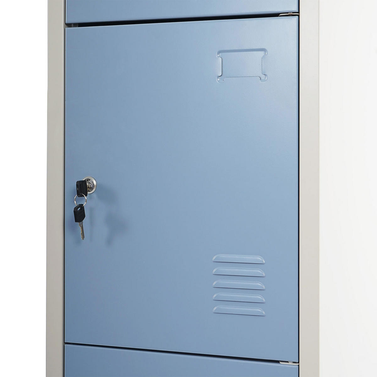 SCHLIESSFACH Blau - Hellblau, Metall (38/180/45cm) - MCW