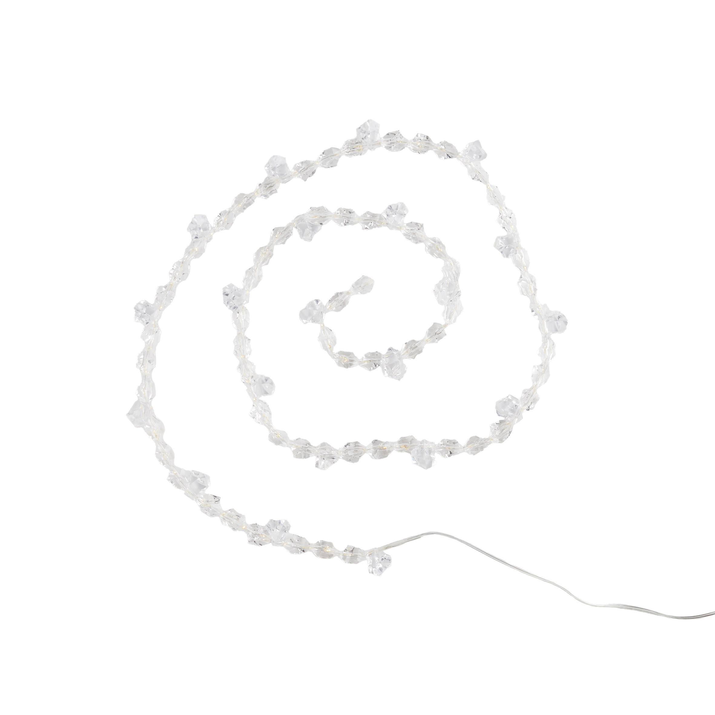 LICHTERKETTE Bosse, Transparent, 180 cm, Dekorative Weihnachtsdeko - Transparent, Kunststoff (180cm) - home&you