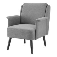 POLSTERSESSEL Edling Textil Grau - Grau, Textil (73/83/75cm) - [en.casa]