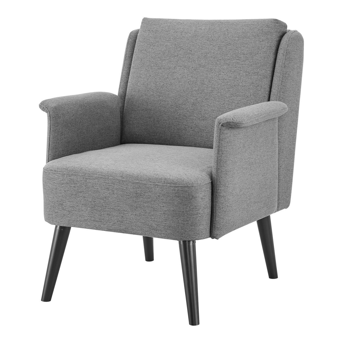 POLSTERSESSEL Edling Textil Grau - Grau, Textil (73/83/75cm) - [en.casa]