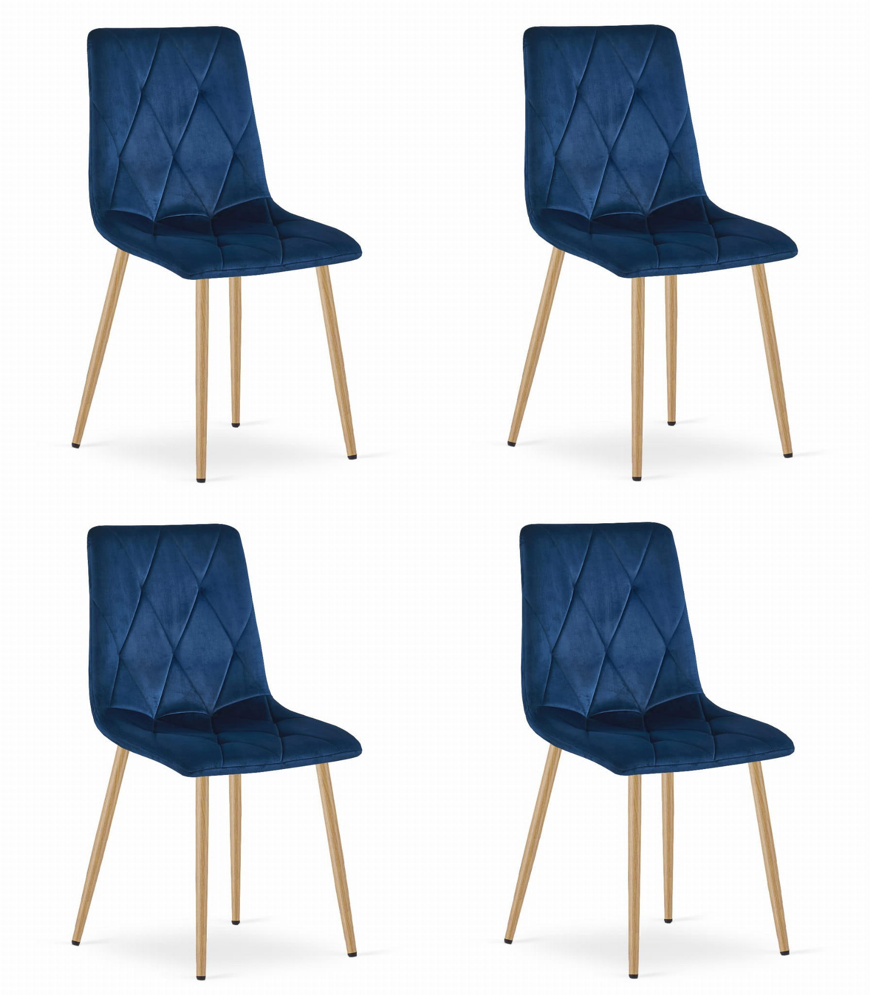 XXXLutz Stuhl Blau 45x58x54 cm