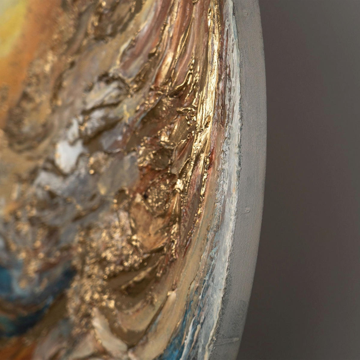 GEMÄLDE Zlatosphäre auf Keilrahmen 80 cm - Multicolor, Holz (80/80cm) - YS-art gallery
