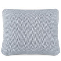 GARTENKISSEN RAMBE Dekokissen mit Füllung, 40x35 cm, Outdoorgeeignet, Blau - Weiß/Hellblau, Textil (40/35cm) - KONSIMO®