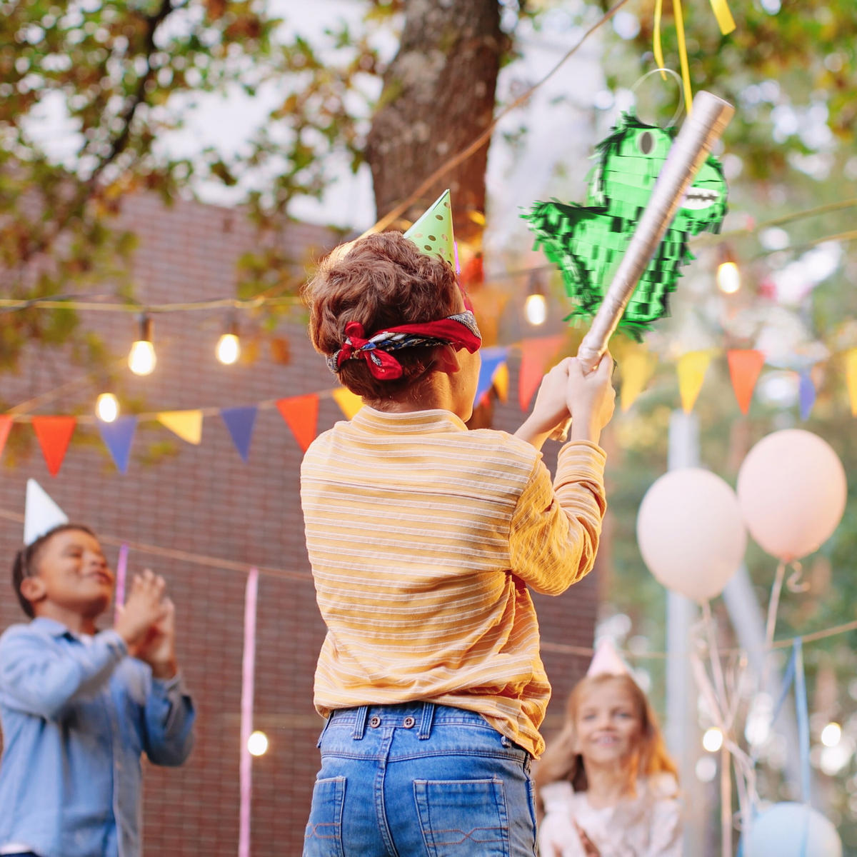 PINATA - Grün, Papier/Wellpappe (20/30/5cm) - Relaxdays