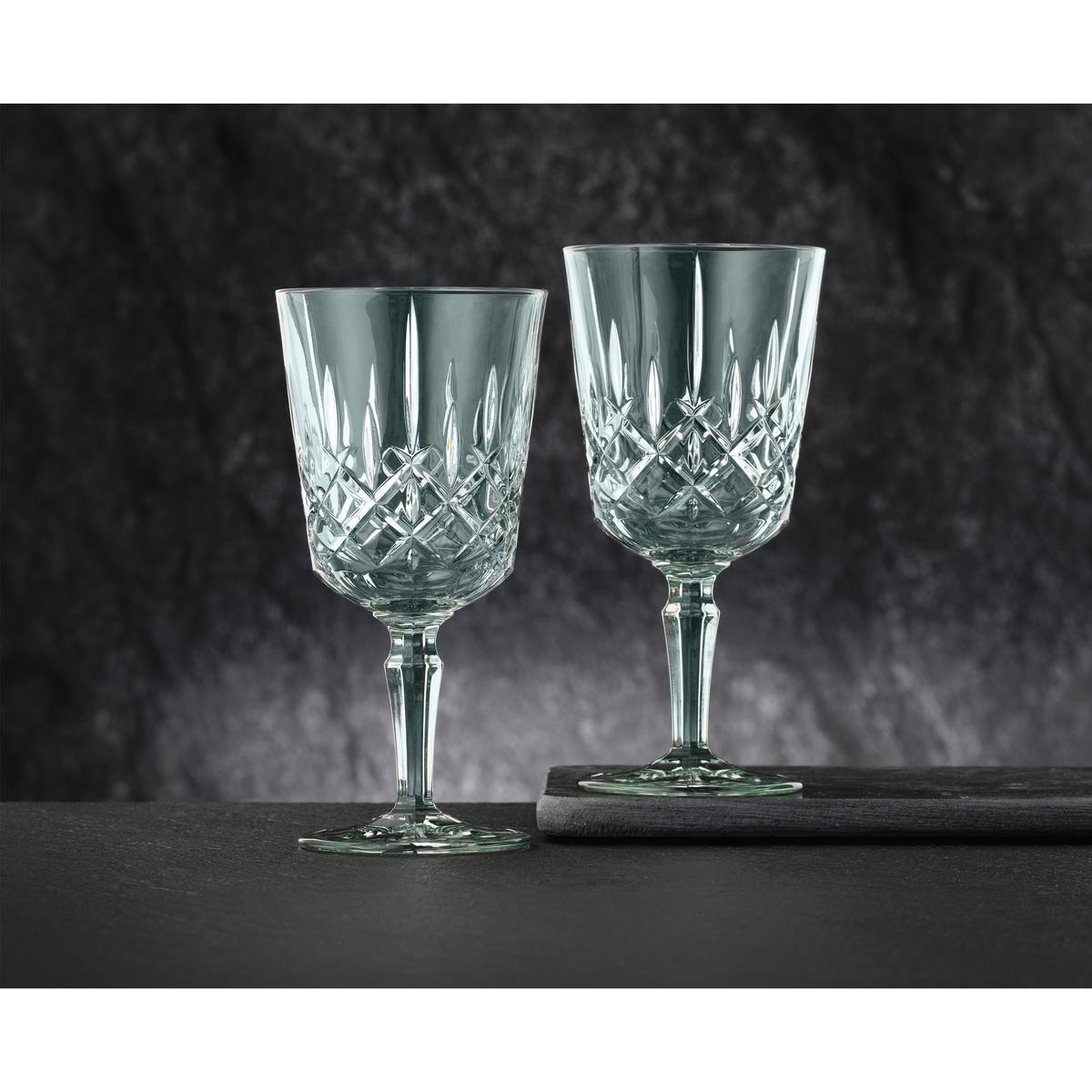 COCKTAIL- / WEINGLÄSER Noblesse Colors Mint 355 ml 2er Set - Grün, Glas (0.355L) - Nachtmann
