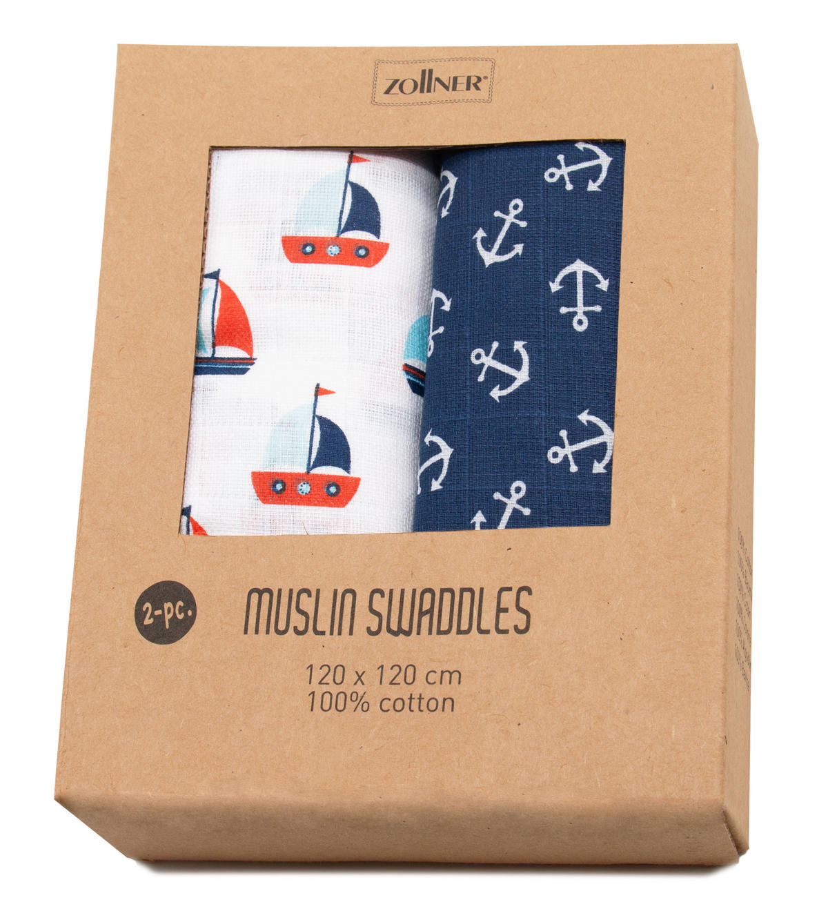 SPUCKTÜCHER, 2er-Set, 120x120 cm, 100% Baumwolle, farblich sortiert - Multicolor, Textil (120/120cm) - Zollner