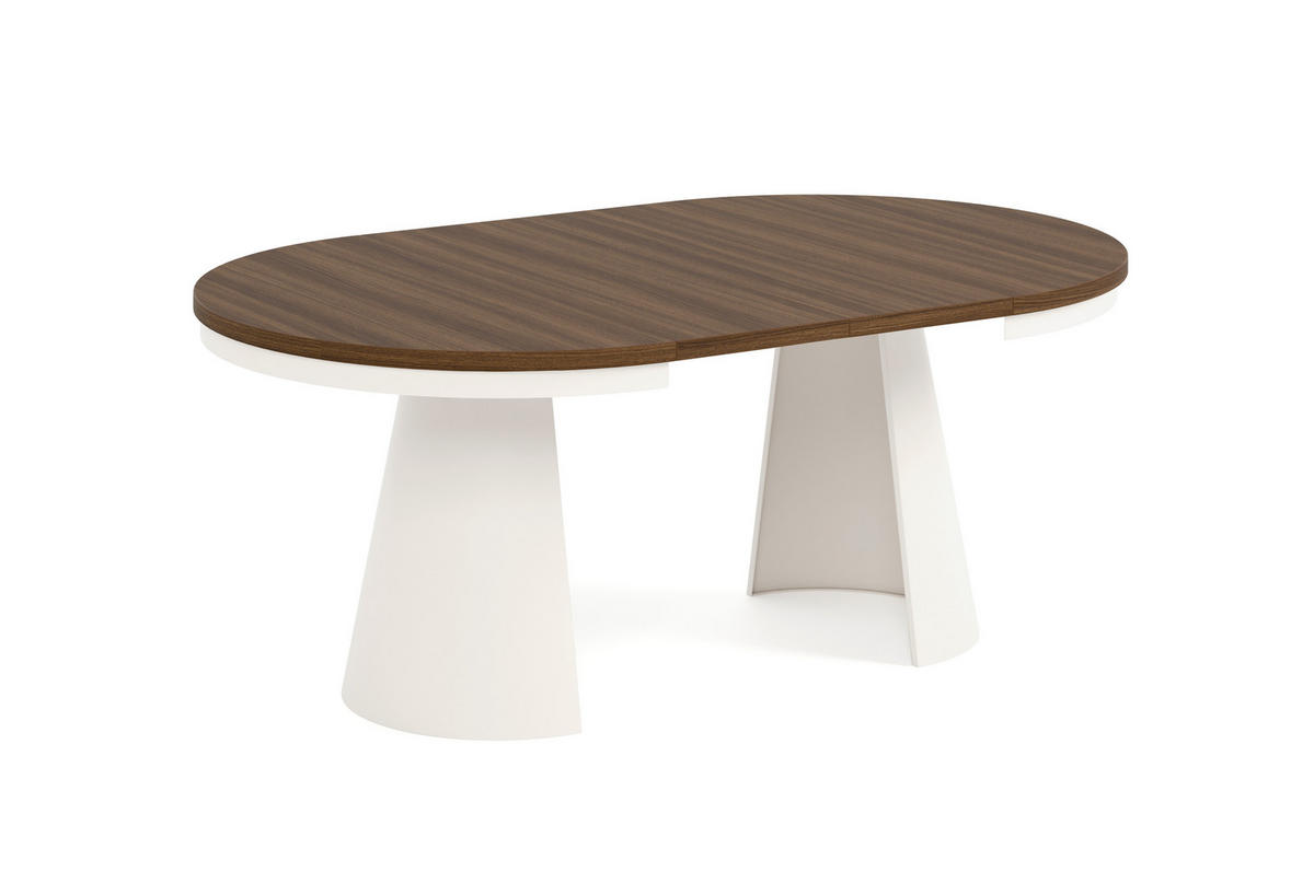 ESSTISCH CALMA Bis - Kaschmir/Beige, Holzwerkstoff/Metall (120/120/76cm) - Meblini