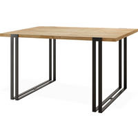 ESSTISCH Marco rechteckig ausziehbar, Craft Eiche 140-240/80/76 cm - Eiche Wotan/Schwarz, Holzwerkstoff/Metall (140/80/76cm) - WFL GROUP