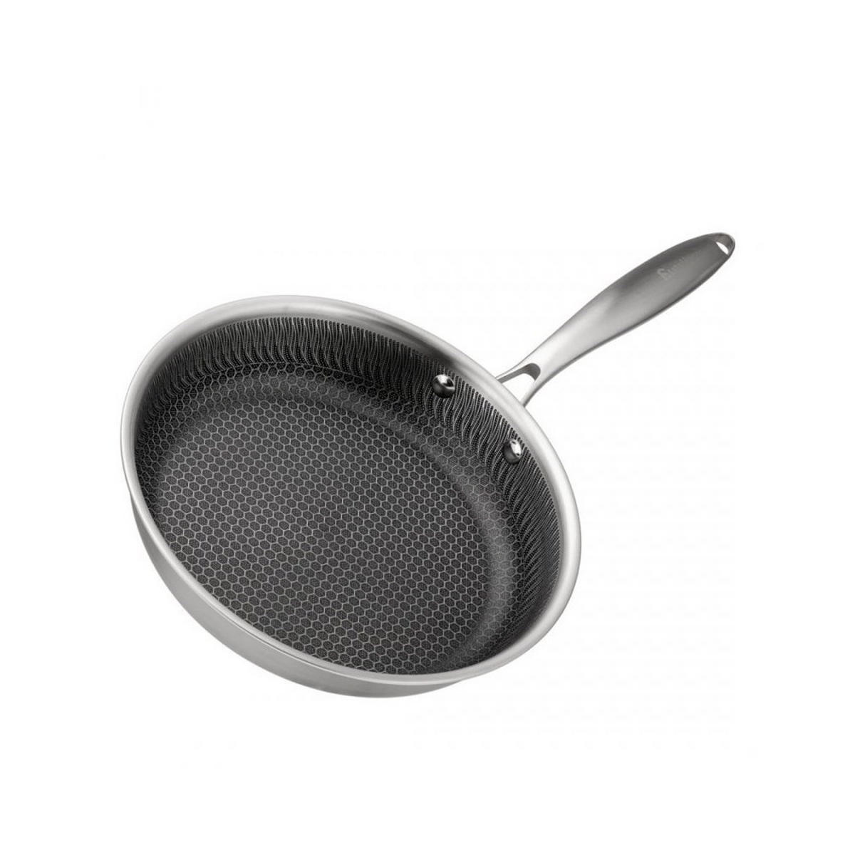 PFANNE Silber 24/24/5 cm 62958 - Silberfarben, Metall (24cm) - Elitehoff