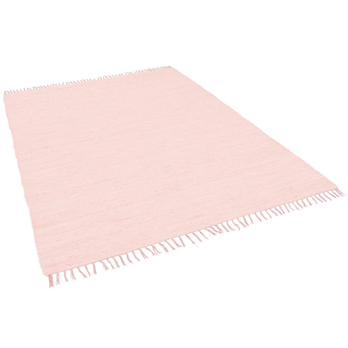BAUMWOLLE NATUR TEPPICH JOLLY COTTON - Rosa, Textil (160/230cm) - Pergamon