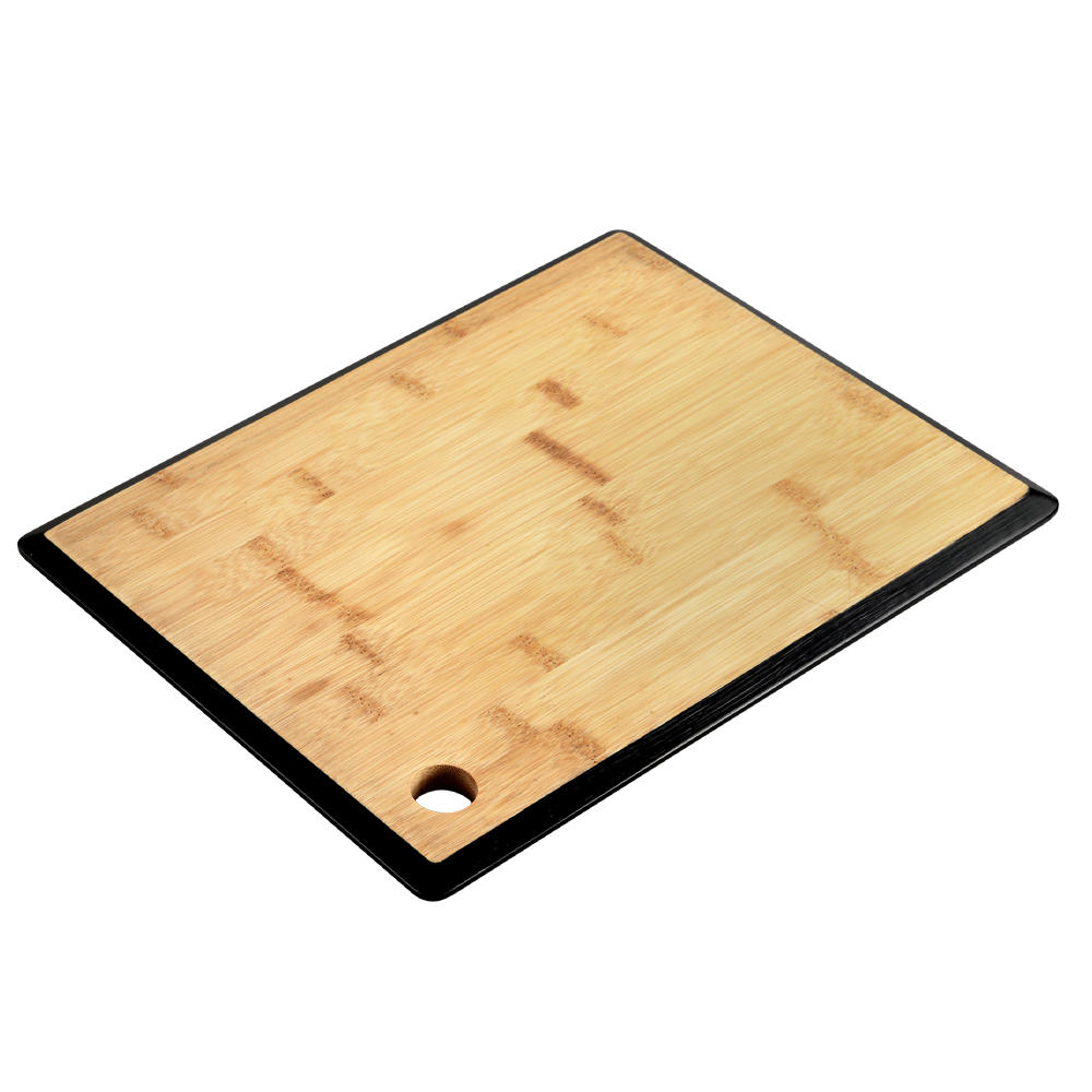 SCHNEIDEBRETT Babus schwarz - Beige, Naturmaterialien (26/35cm) - Kesper
