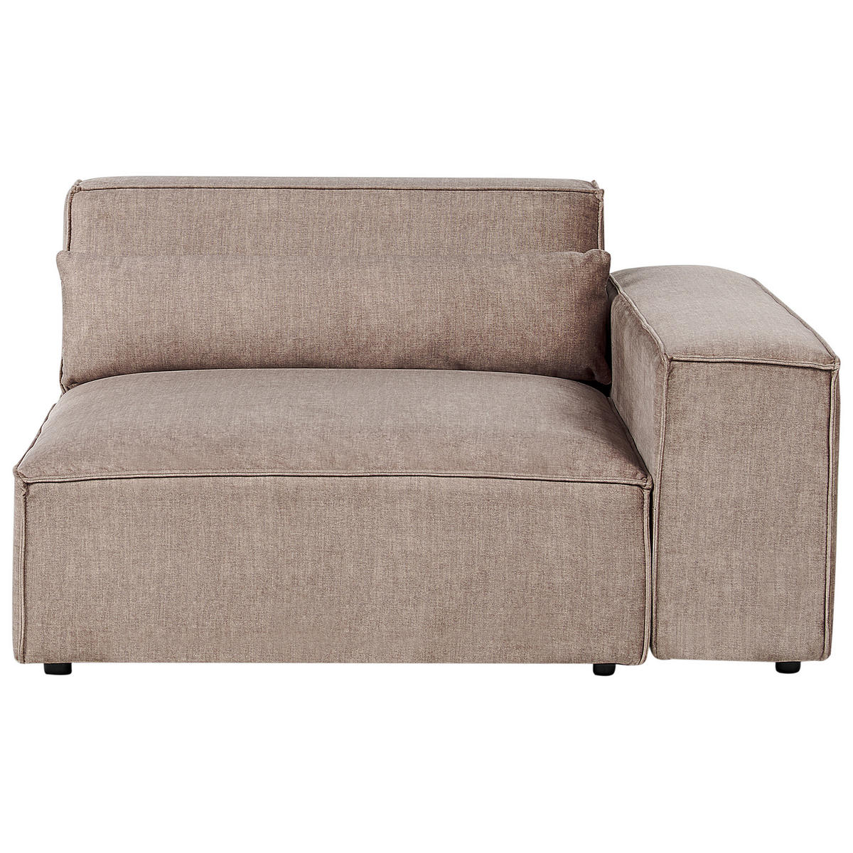 2-SITZER-SOFA hellbraun Hellnar - Braun, Textil (262/70/126cm) - Beliani