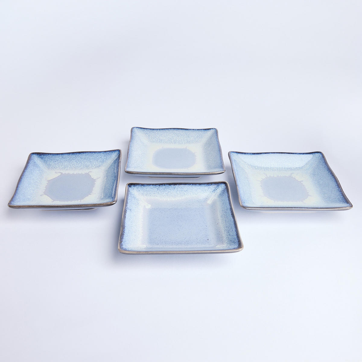 TELLER (8er-Set) Artisan 16cm - Blau, Keramik (16/16/2cm) - Butlers