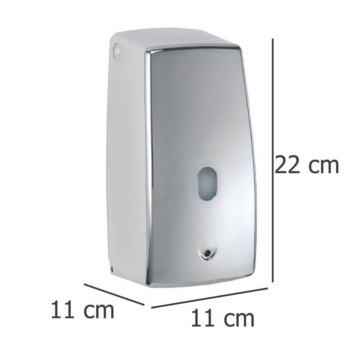 SEIFENSPENDER 11/11/22 cm - Silberfarben, Kunststoff (11/22/11cm) - Wenko