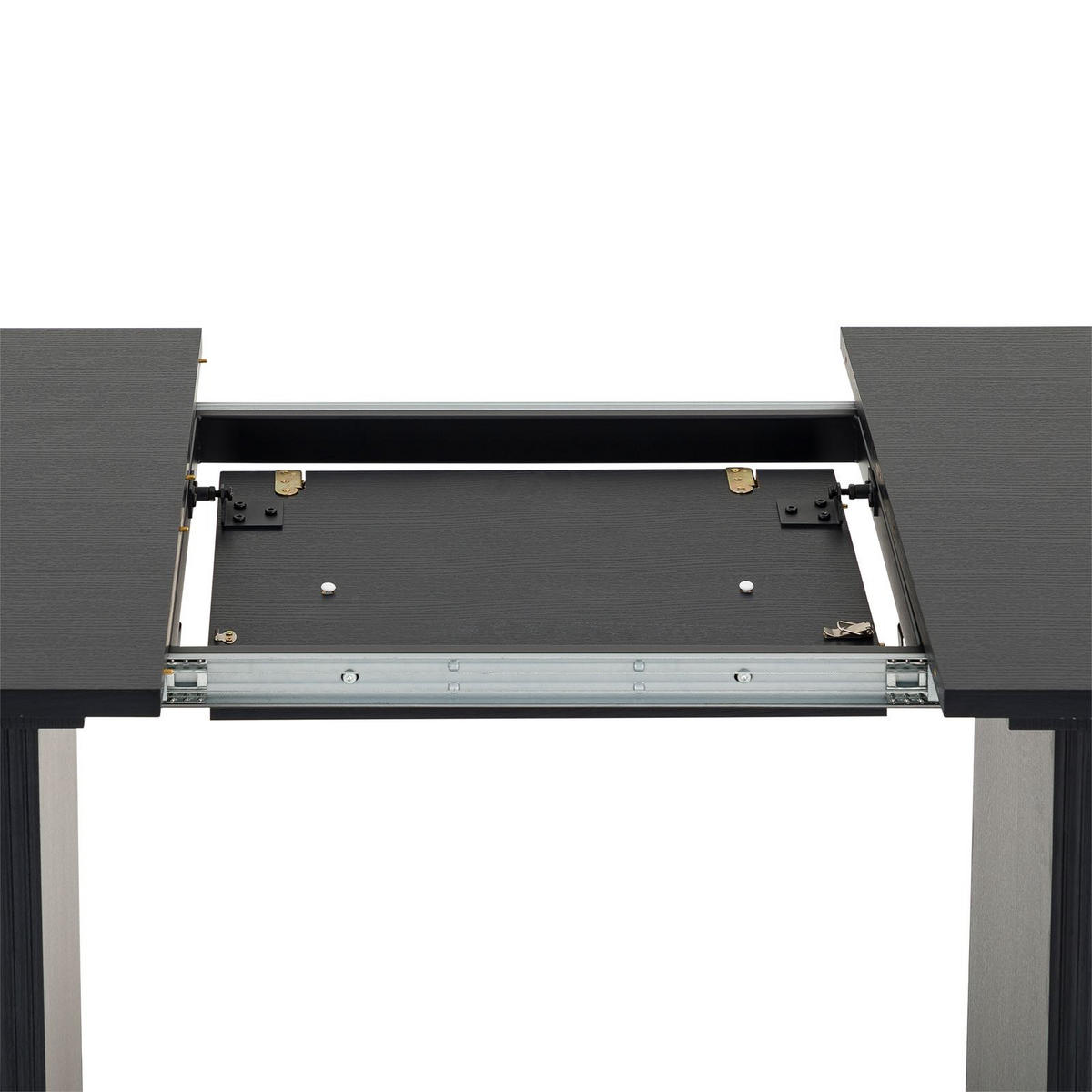 ESSTISCH EMEZA schwarz - Schwarz, Holzwerkstoff (90/180/76cm) - IDIMEX