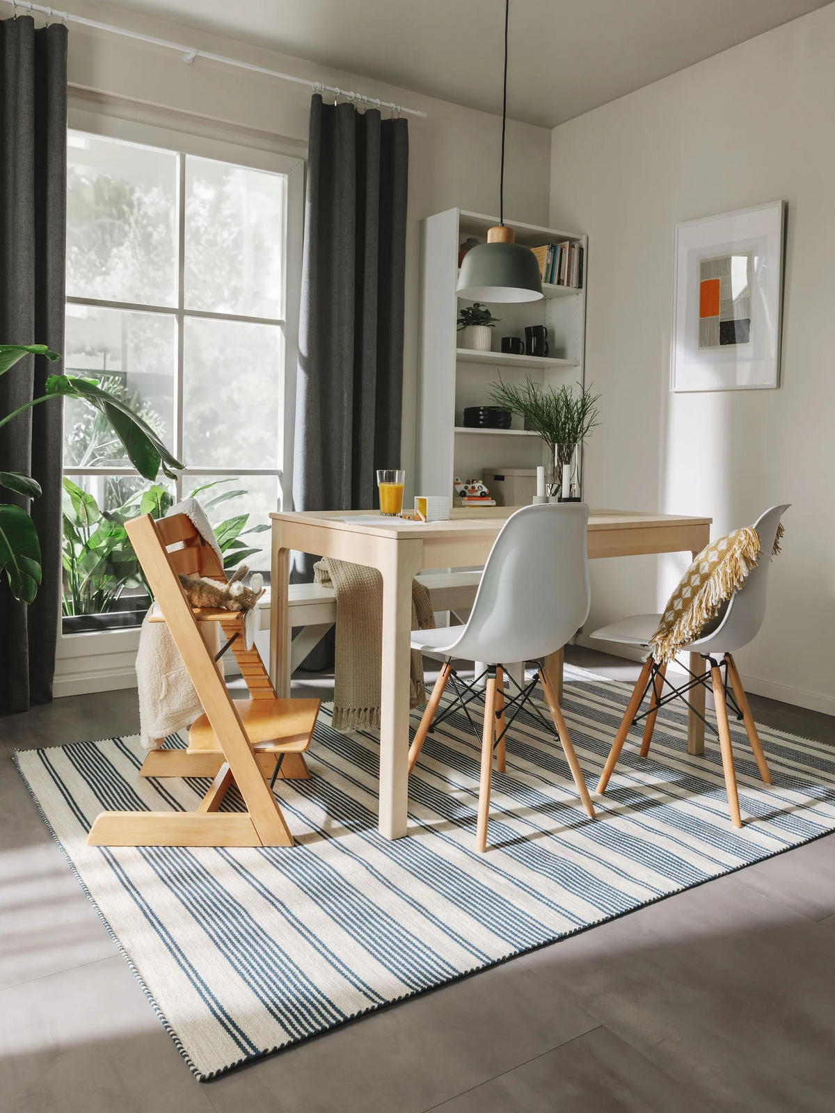 OUTDOORTEPPICH Rida Beige/Blau 120/170 cm - Blau/Beige, Kunststoff/Textil (120/170cm) - benuta