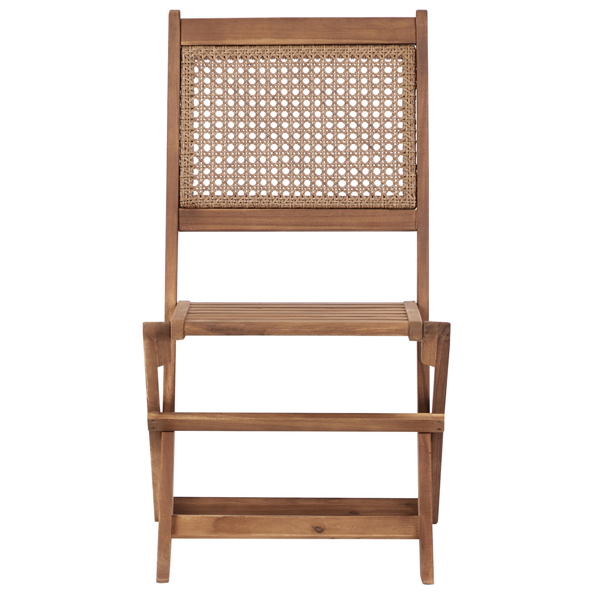 BISTRO-SET 2-Sitzer Heller Holzfarbton Paraggi - Hellbraun, Holz - Beliani