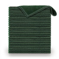 GESCHIRRTÜCHER 24er-Set 30/40 cm, 90% Polyester & 10% Polyamid, Dunkelgrün - Dunkelgrün, Textil (40/30cm) - Blumtal