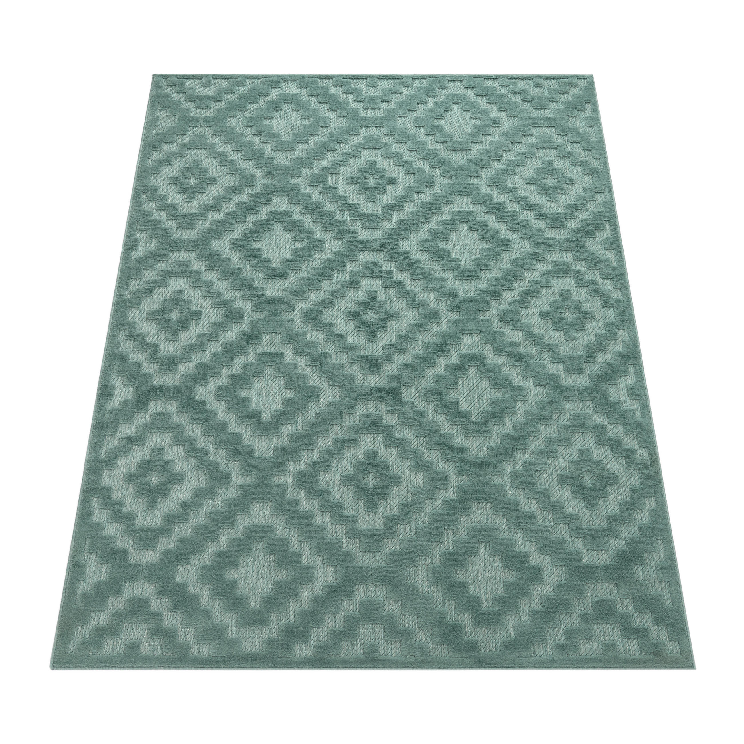 OUTDOORTEPPICH 200/280 cm Livorno 672 - Türkis, Textil (200/280cm) - Paco Home