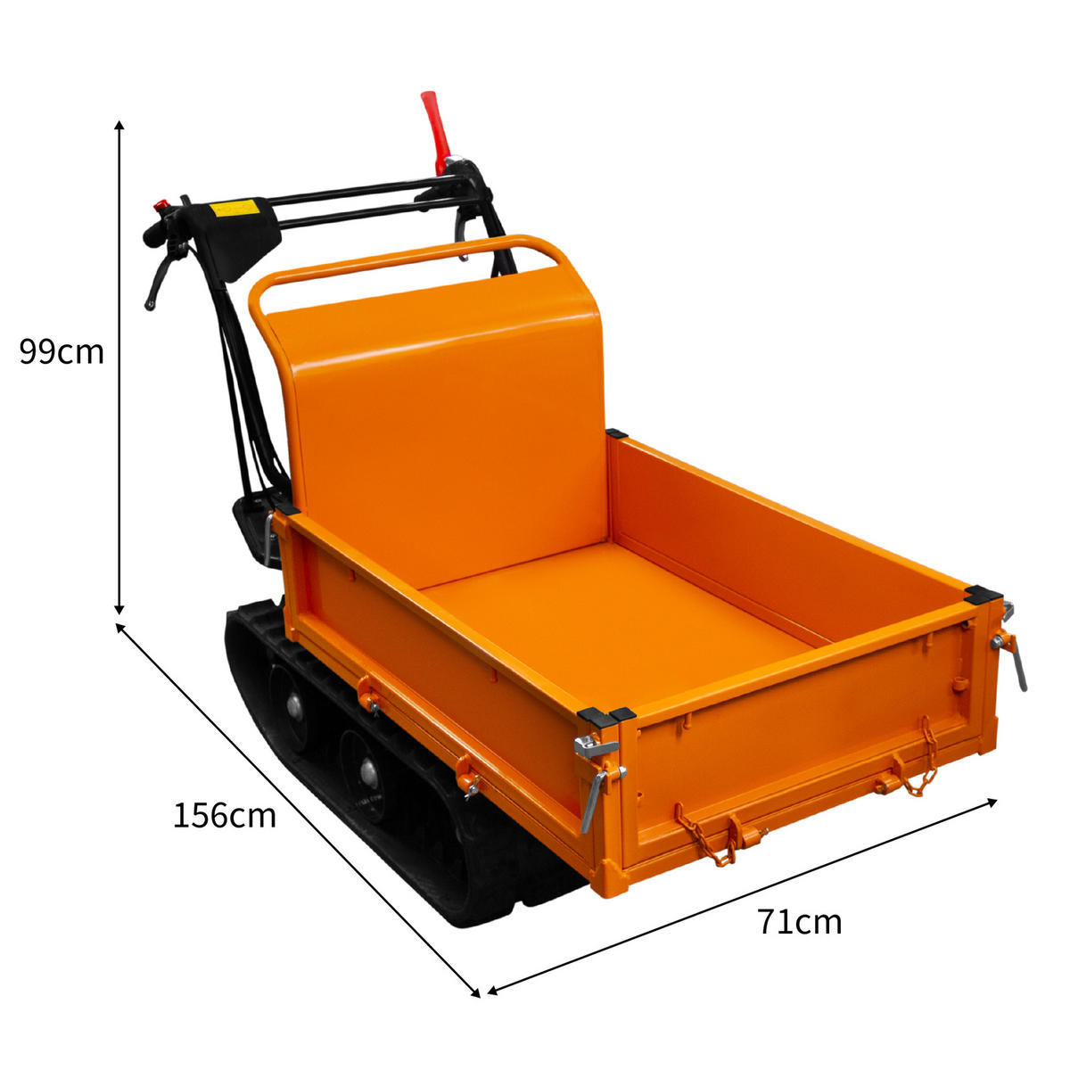 RAUPENTRANSPORTER Mini Dumper - Orange, Metall (130/1/156cm) - Monstershop
