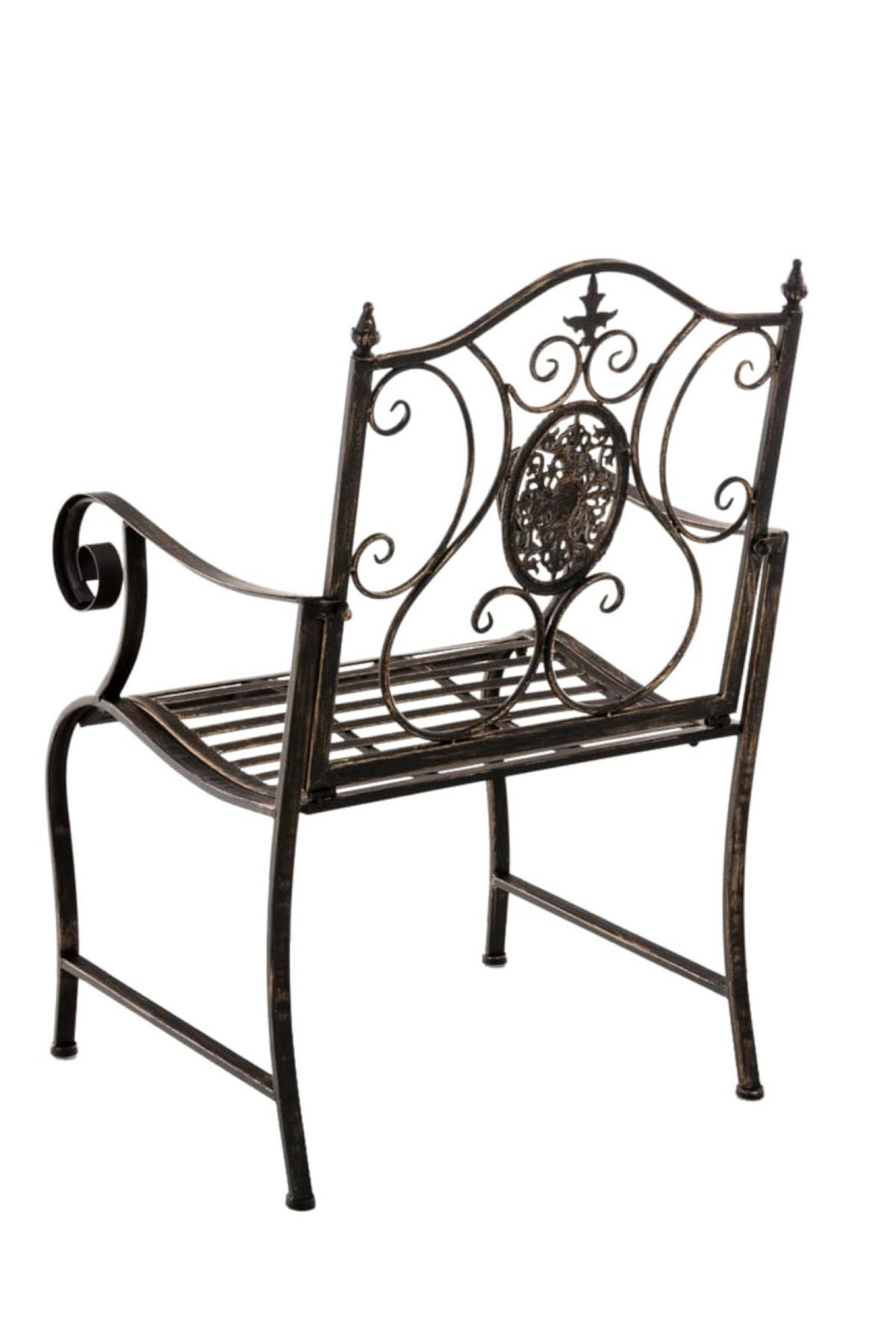 GARTENSTÜHLE Puncho - 2er Set bronze - Bronzefarben, Metall (62/94/53cm) - TPFGarden