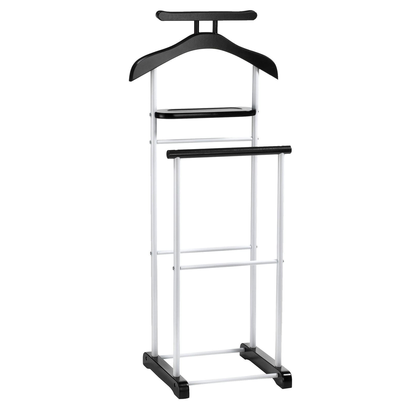 HERRENDIENER MEDINA - Schwarz/Weiß, Metall (44/105/35cm) - CARO-Möbel