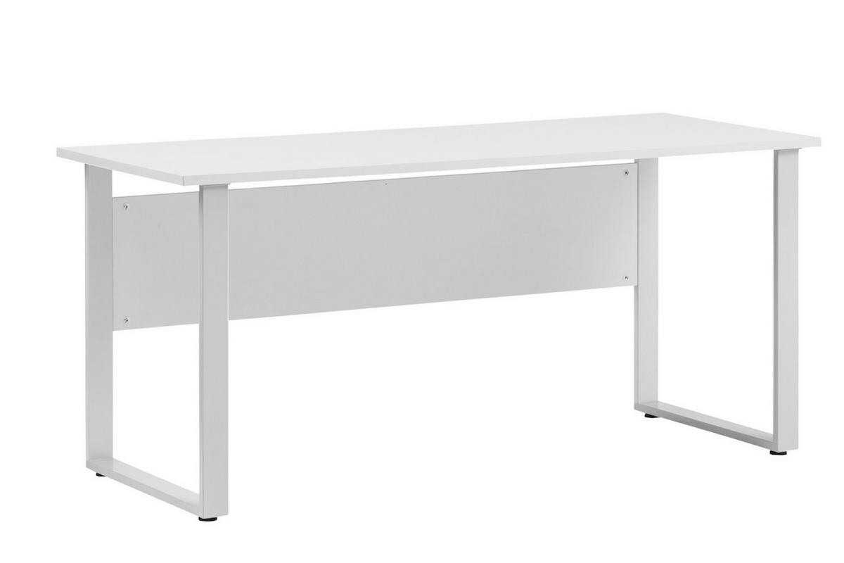 SCHREIBTISCH Hippo 73x160x75 cm Lichtgrau - Grau, Holz (75/160/73cm) - PROREGAL