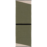 BAUMWOLLTEPPICH Lenny Grün 70x200 cm - Grün, Textil (70/200cm) - benuta Pop