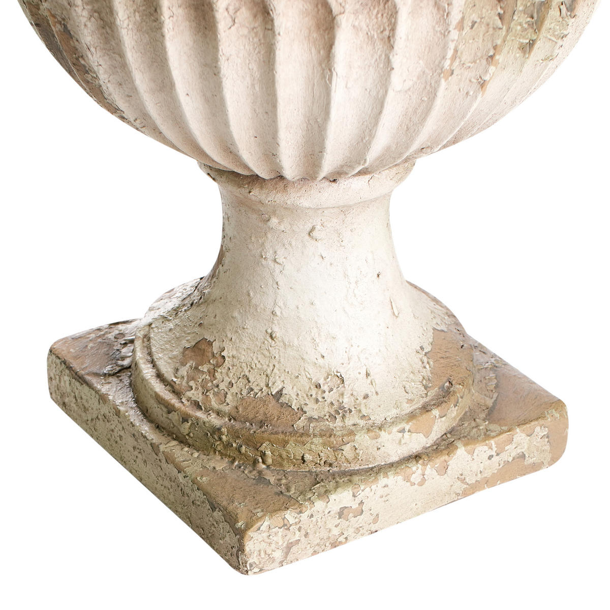 BLUMENKÜBEL Beige Deskati - Beige, Naturmaterialien (42cm) - Beliani