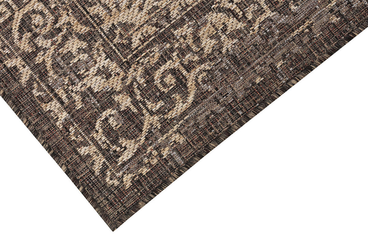 TEPPICH MELISSA DUNKELBRAUN 90/150 cm - Dunkelbraun, Textil (90/150cm) - Tapiso