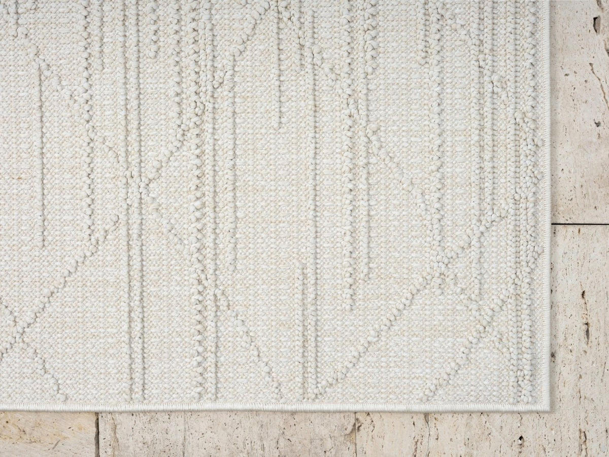 OUTDOORTEPPICH Rory Creme,Ecru,Weiß 200/300 cm - Creme, Textil (200/300cm) - My-Rug