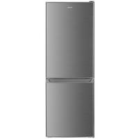 KÜHL-GEFRIER-KOMBINATION, freistehend, 173 Liter Nutzinhalt, 4-Sterne Gefrieren, Höhe 142,5 cm, 40 dB, Kühlschrank mit Gefrierfach groß, CFS1110-S - Silberfarben, Glas/Kunststoff (49.5/142.5/56cm) - homeX