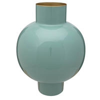 VASE Metal large sanftgrün 31.5x42 cm - Grün, Metall (42cm) - Pip Studio