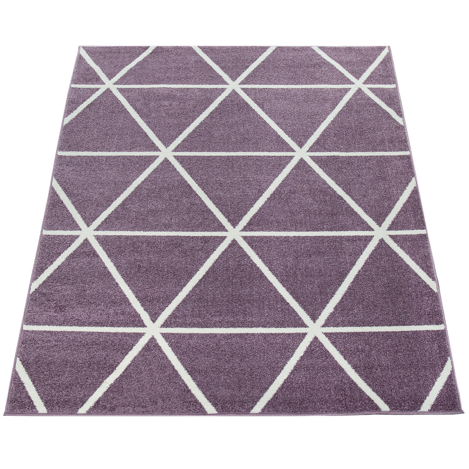 KURZFLORTEPPICH 160/220 cm Stella 401 - Violett, Textil (160/220cm) - Paco Home
